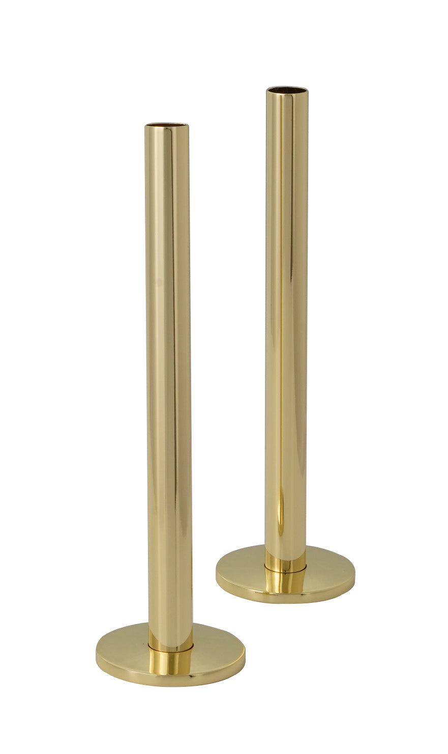 JTP SET OF PIPE & FLANGE FOR RADIATOR VALVE ANTIQUE BRASS - None