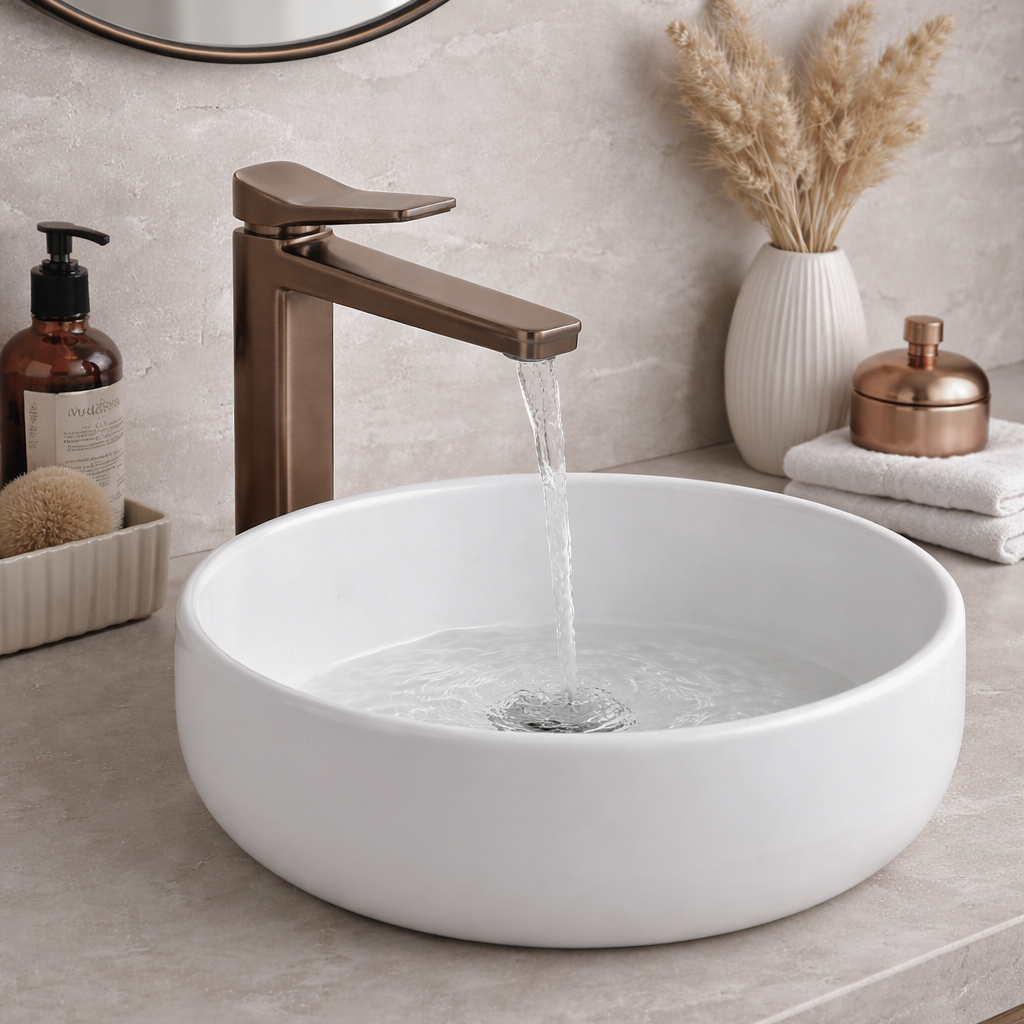 Bronze Basin Taps
