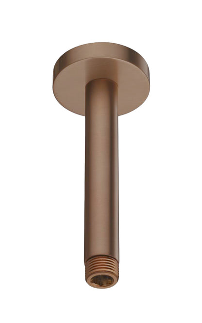 JTP VOS 150mm Ceiling Mounted Shower Arm - Brushed Bronze
