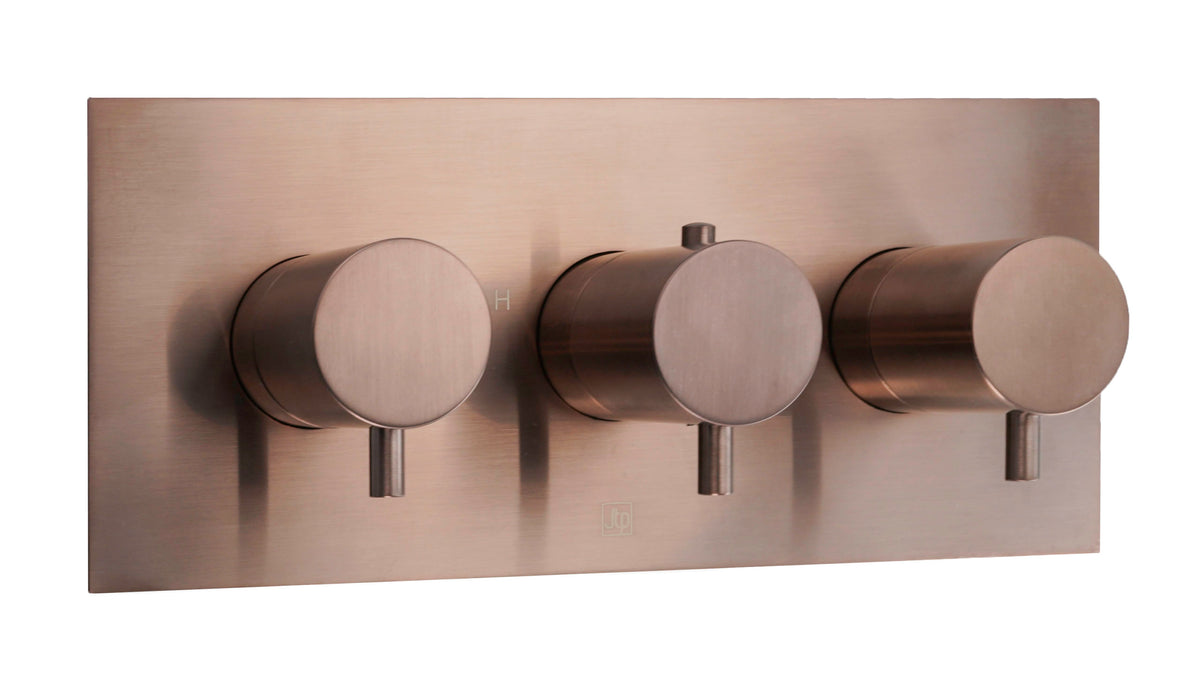 JTP VOS Thermostatic Concealed 3 Outlet Shower Valve