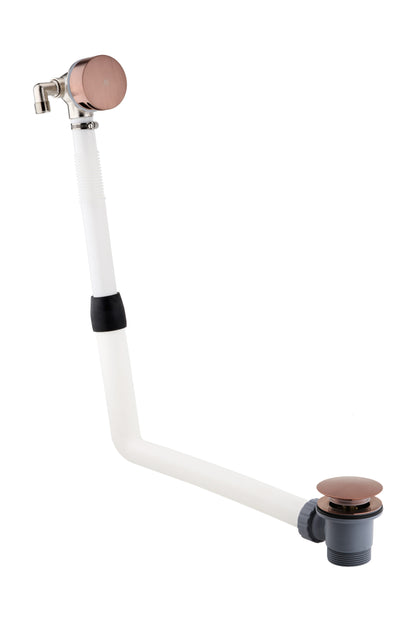 JTP VOS Overflow Bath Filler with Click Clack Waste - Brushed Bronze
