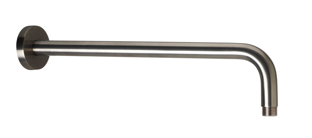 JTP VOS 400mm Wall Mounted Shower Arm - Brushed Black