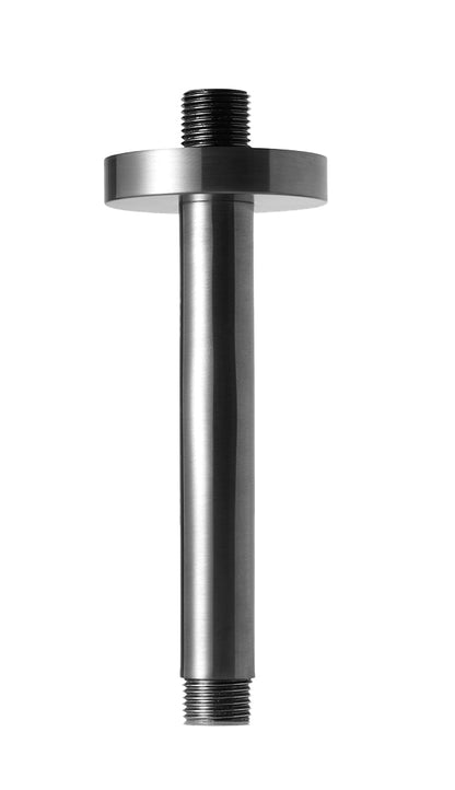 JTP VOS 150mm Ceiling Mounted Shower Arm - Brushed Black