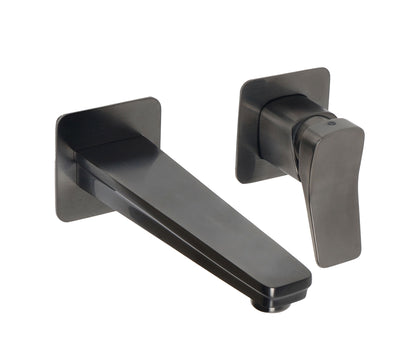 JTP HIX Single Lever Wall Mounted Basin Mixer Tap