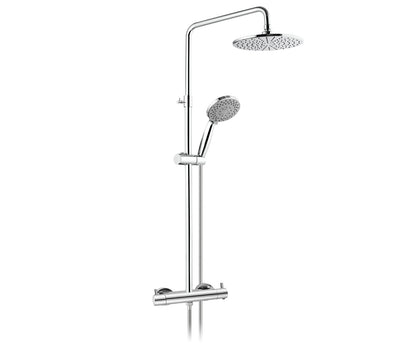 JTP Florence Round Thermostatic Bar – 2 Outlets