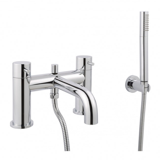 JTP Florence Deck Mounted Bath and Shower Mixer Chrome