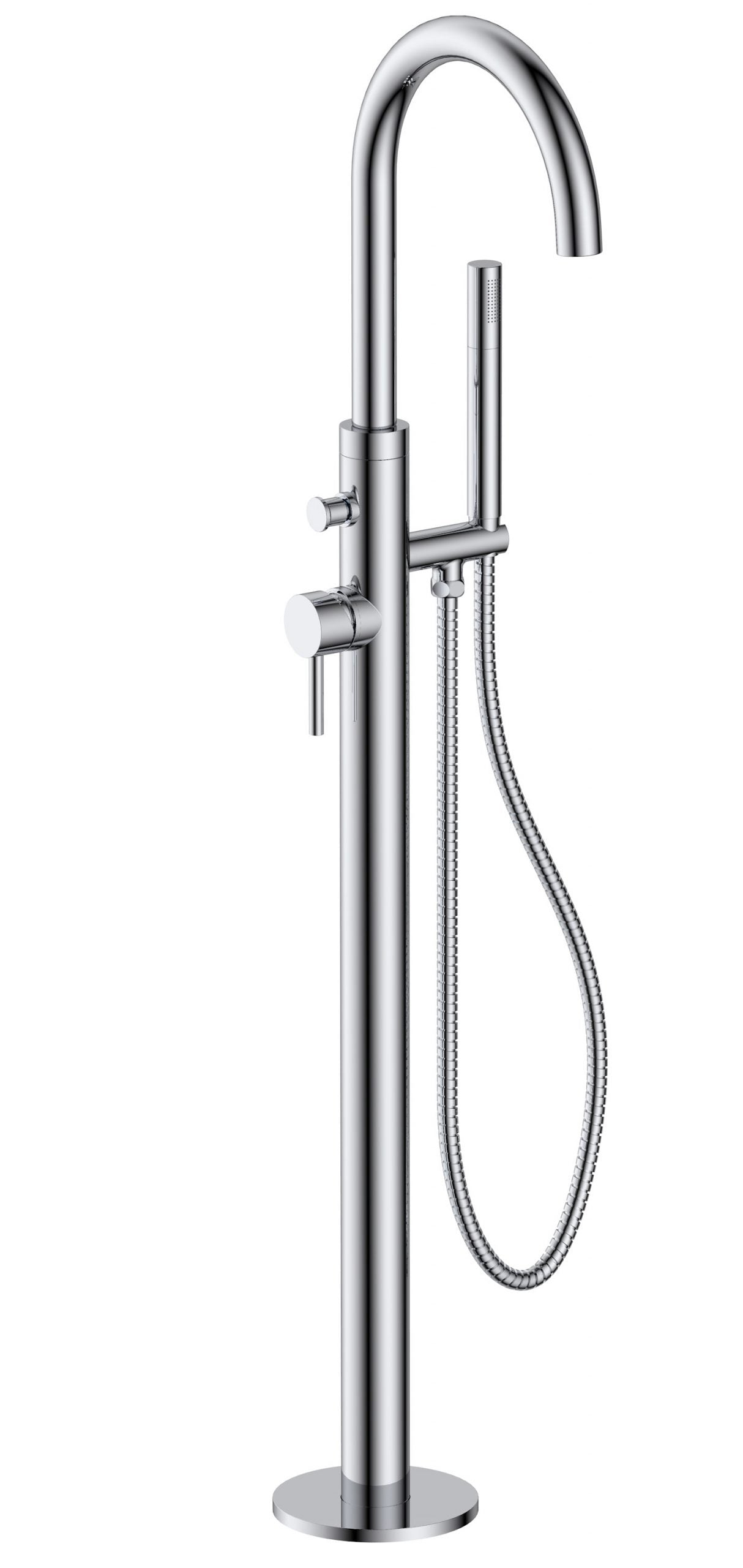 JTP Florence floor standing, single lever Bath Shower Mixer Tap