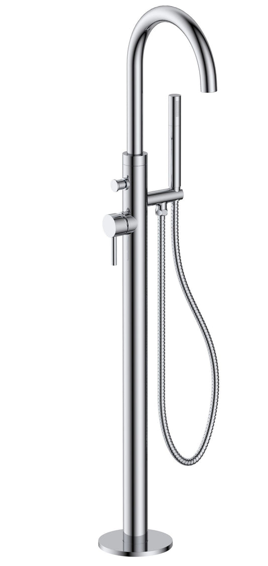 JTP Florence floor standing, single lever Bath Shower Mixer Tap