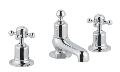 JTP Grosvenor Cross Grosvenor Cross 3 Hole Deck Mounted Bath Filler Tap