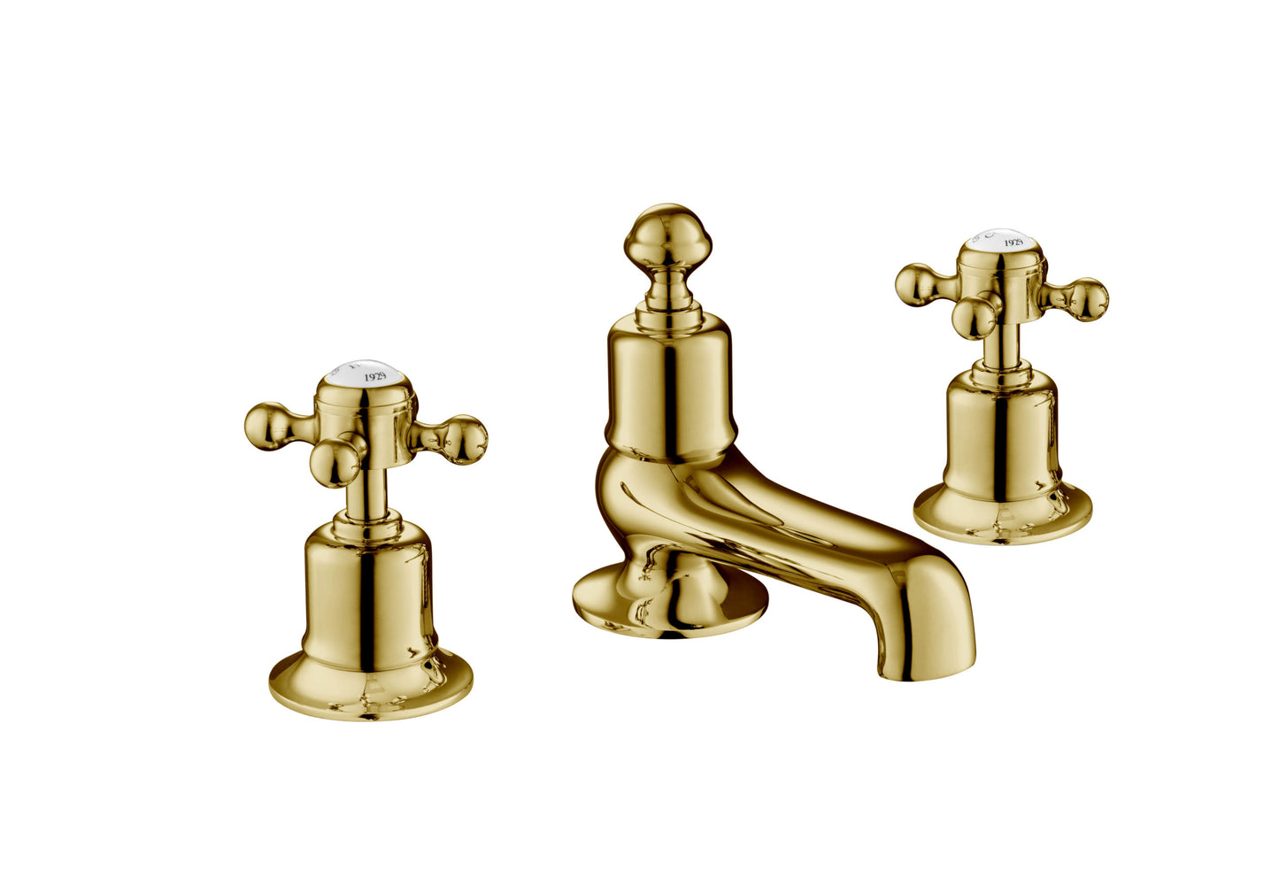 JTP Grosvenor Cross Grosvenor Cross 3 Hole Deck Mounted Bath Filler Tap