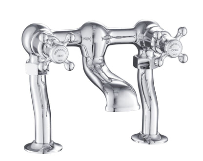 JTP Grosvenor Cross Deck Mounted Bath Filler Tap