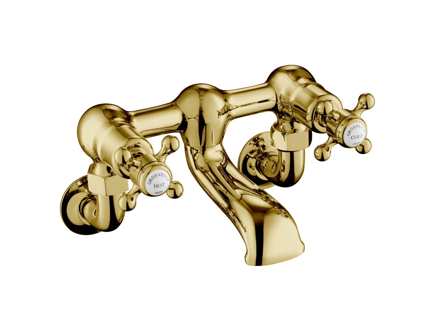 JTP Grosvenor Cross Bath Filler Tap Wall Mounted