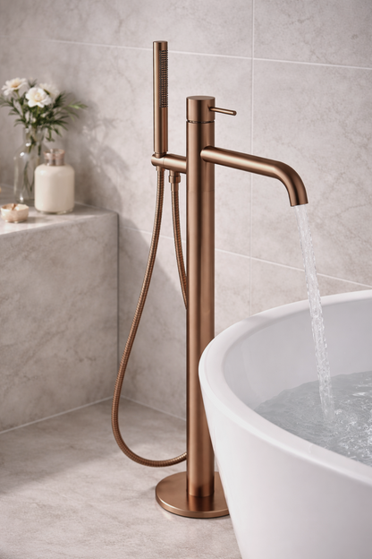 JTP Floor Standing Bath Shower Mixer Tap with Kit, HP 1