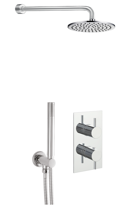 JTP Florence 2 outlet shower valve combo - Concealed