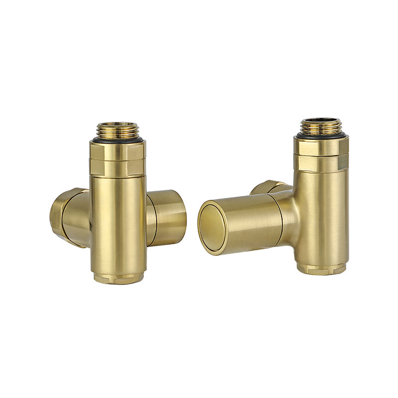 JTP DUAL FUEL RADIATOR VALVE - Brushed Brass