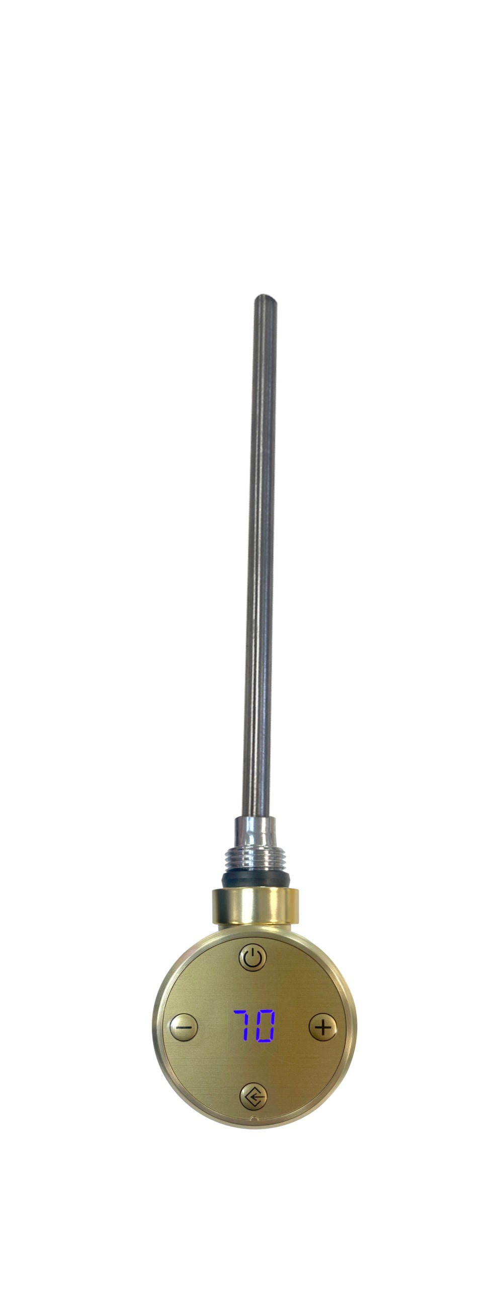 JTP Electric Thermostat Heating Element - Brushed Brass - 600W