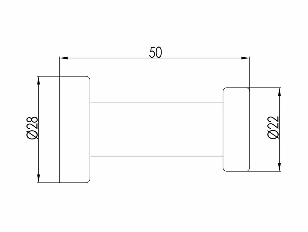 JTP Florence Single Robe Hook