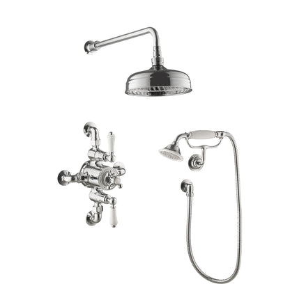 JTP Grosvenor Cross Grosvenor Thermostatic valve with 2 outlets