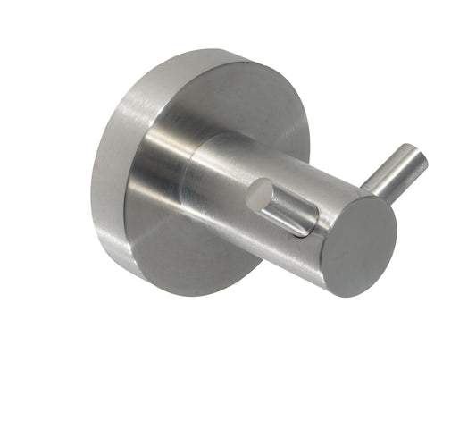 JTP Inox Double Robe Hook Stainless Steel
