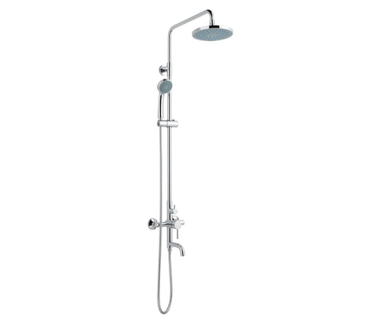 JTP Florence Shower Pole with Overhead Shower