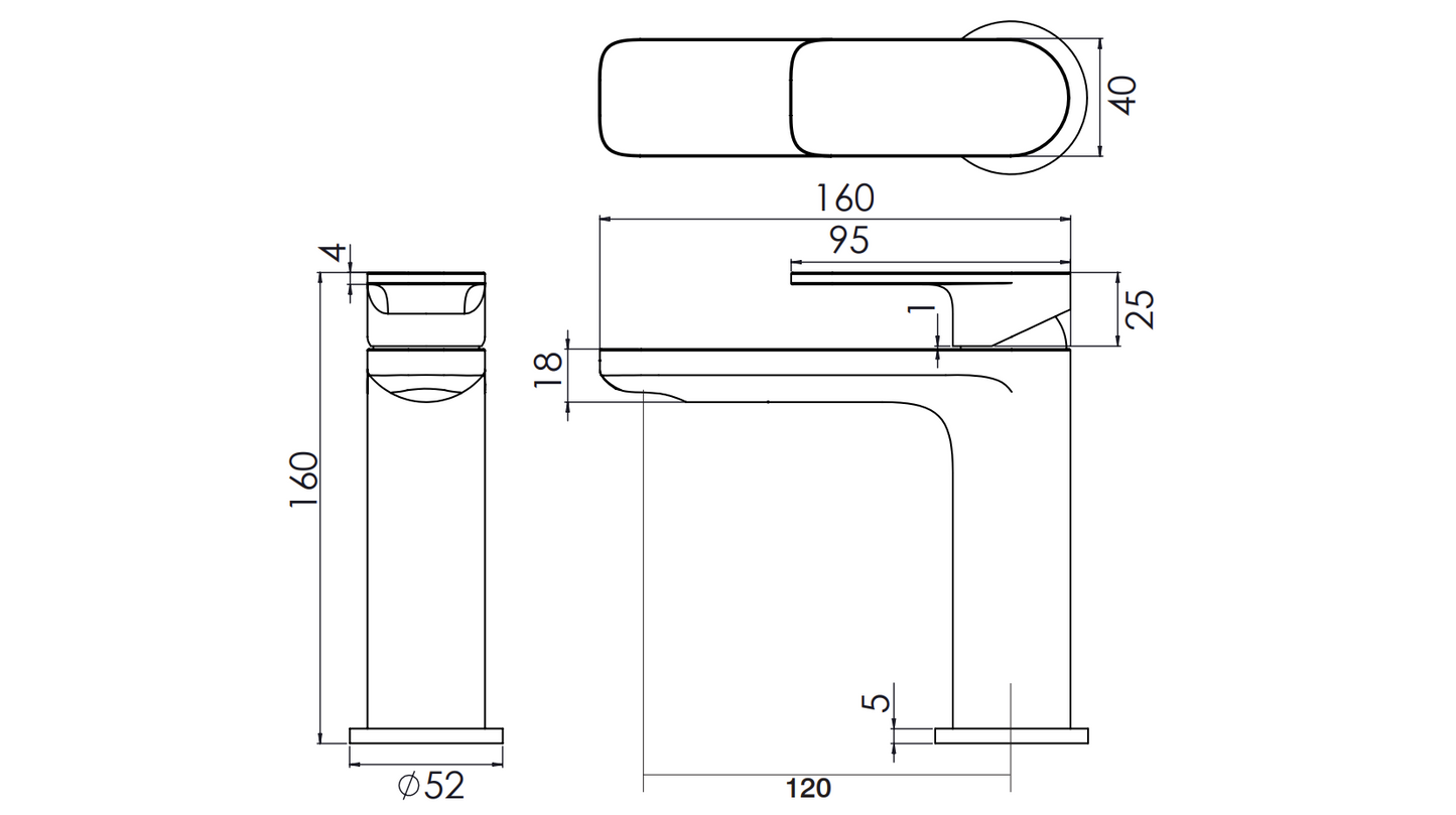 Tavistock Savour basin mixer tap with click waste, modern chrome finish, dual handles, installed on a bathroom sink.
