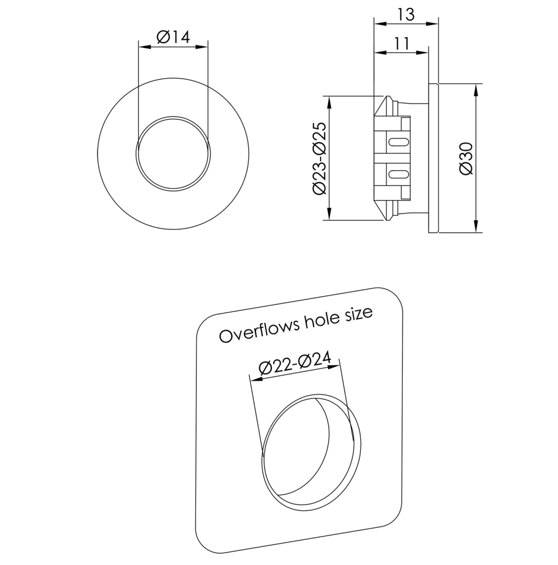 JTP VOS Overflow Cover, a durable accessory with a sleek design, shown in a close-up image highlighting its fit and finish.