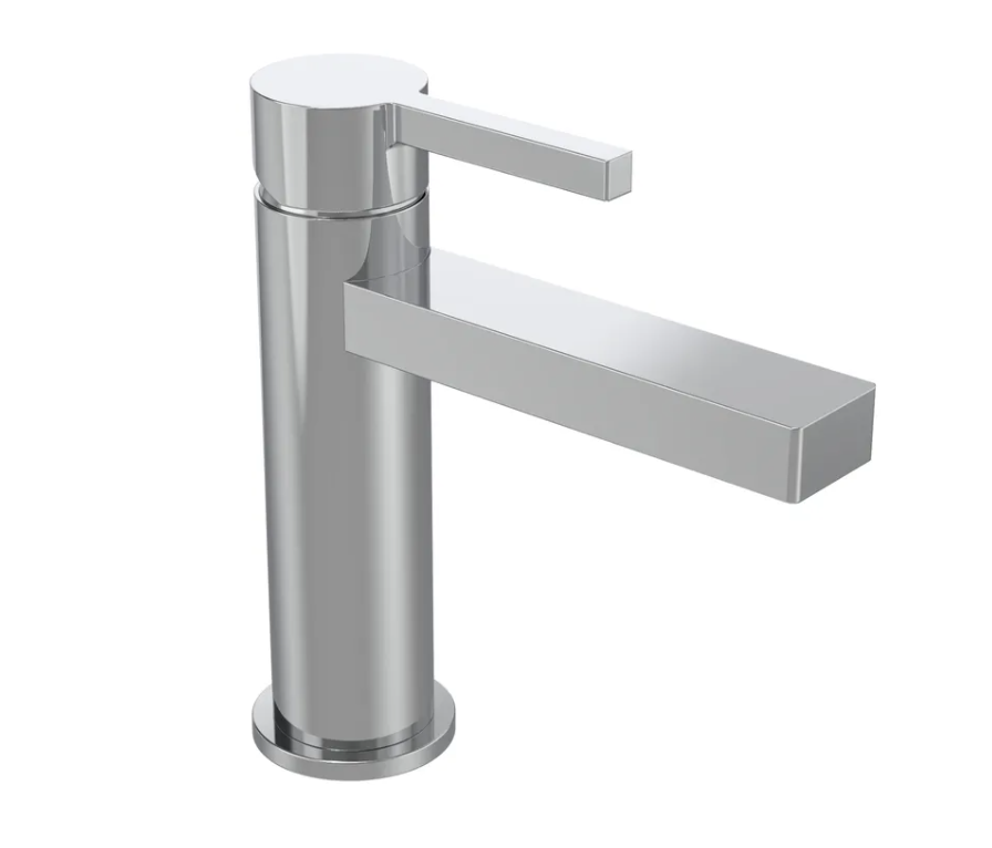 Cohort Cross Basin Mixer with Click Waste - Chrome