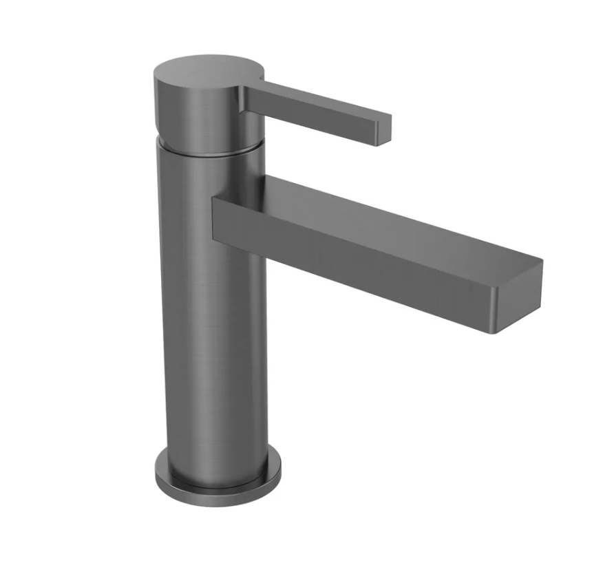 Cohort Cross Basin Mixer with Click Waste - Gunmetal