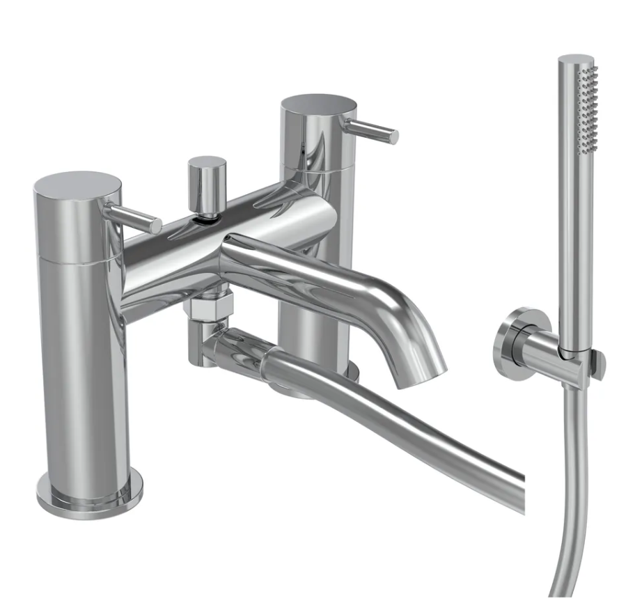 Cohort Lever Bath Shower Mixer - Chrome
