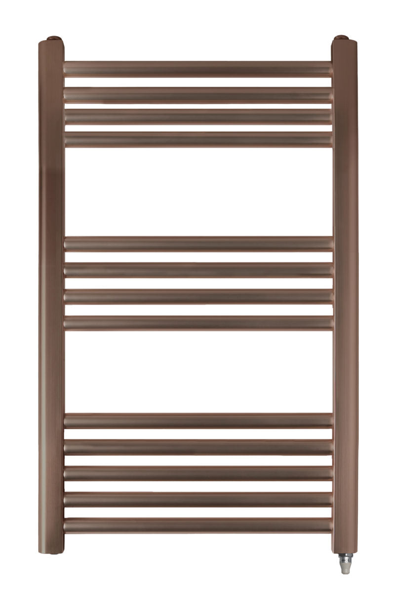 JTP VOS ELECTRIC TOWER RADIATOR WITH THERMOSTAT HEATING ELEMENT -VOS - Brushed Bronze