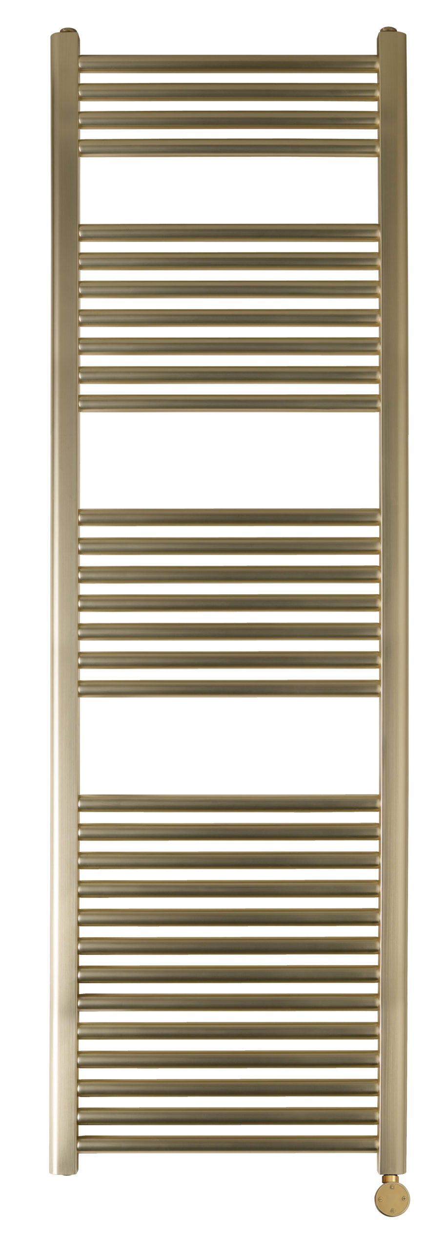 JTP VOS ELECTRIC TOWER RADIATOR WITH THERMOSTAT HEATING ELEMENT - VOS - Brushed Brass