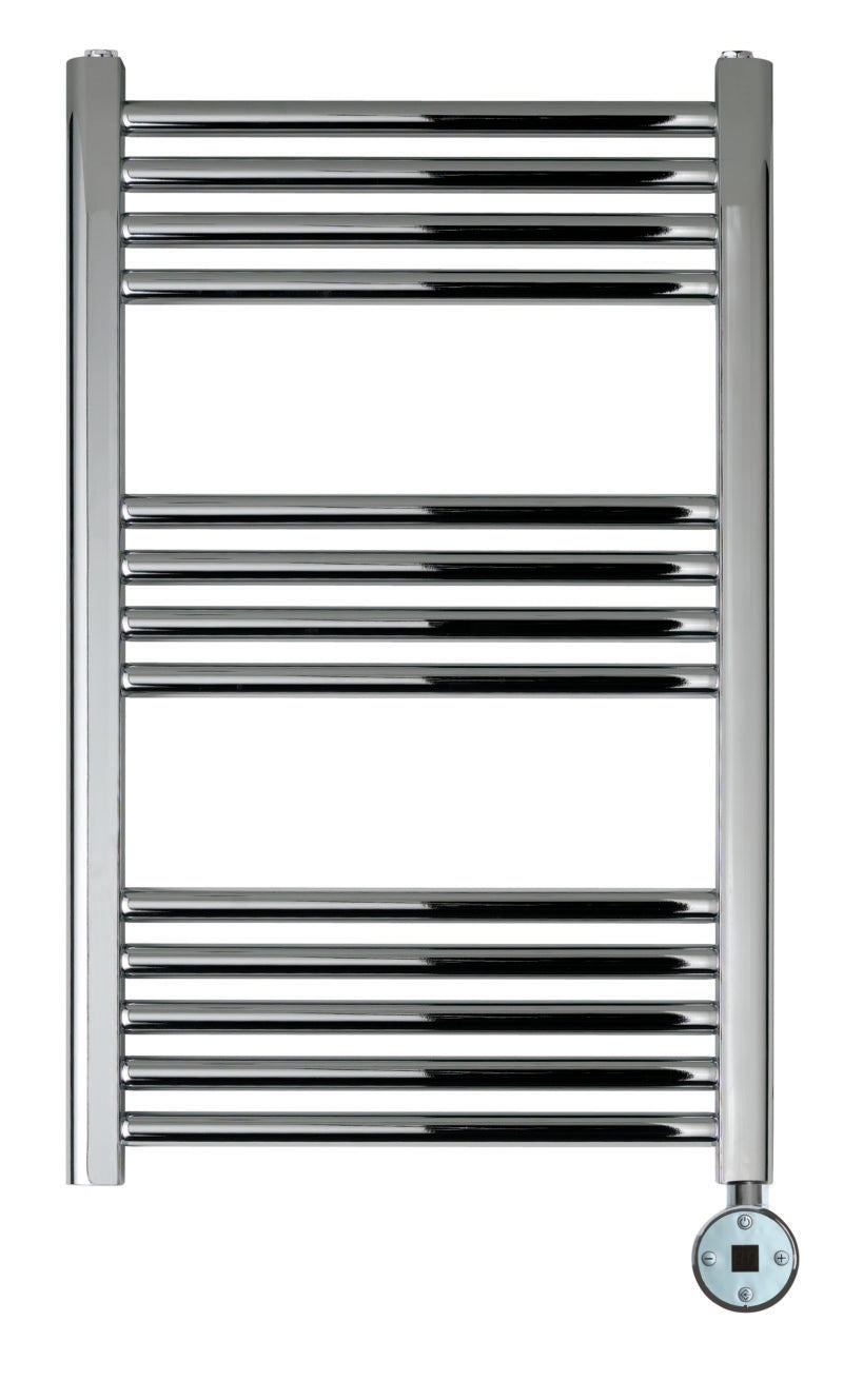 JTP VOS ELECTRIC TOWER RADIATOR WITH THERMOSTAT HEATING ELEMENT - VOS - Chrome