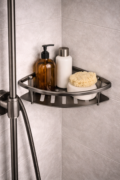 JTP VOS Single Corner Shower Basket