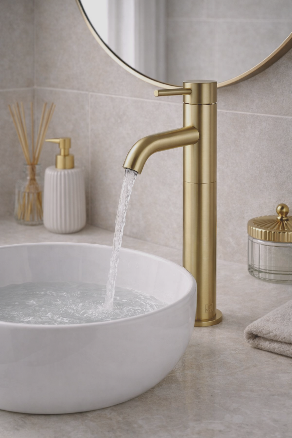 JTP VOS Single Lever Tall Basin Mixer Tap