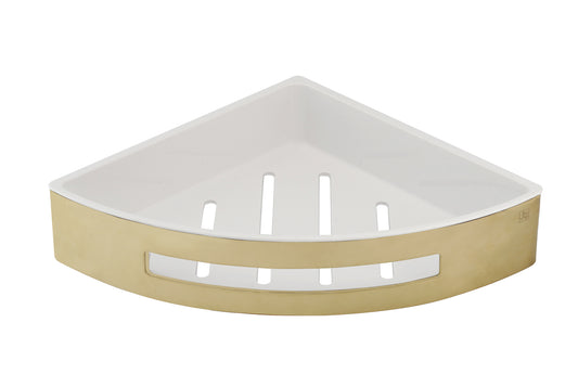 JTP Corner Shower Basket with Shelf