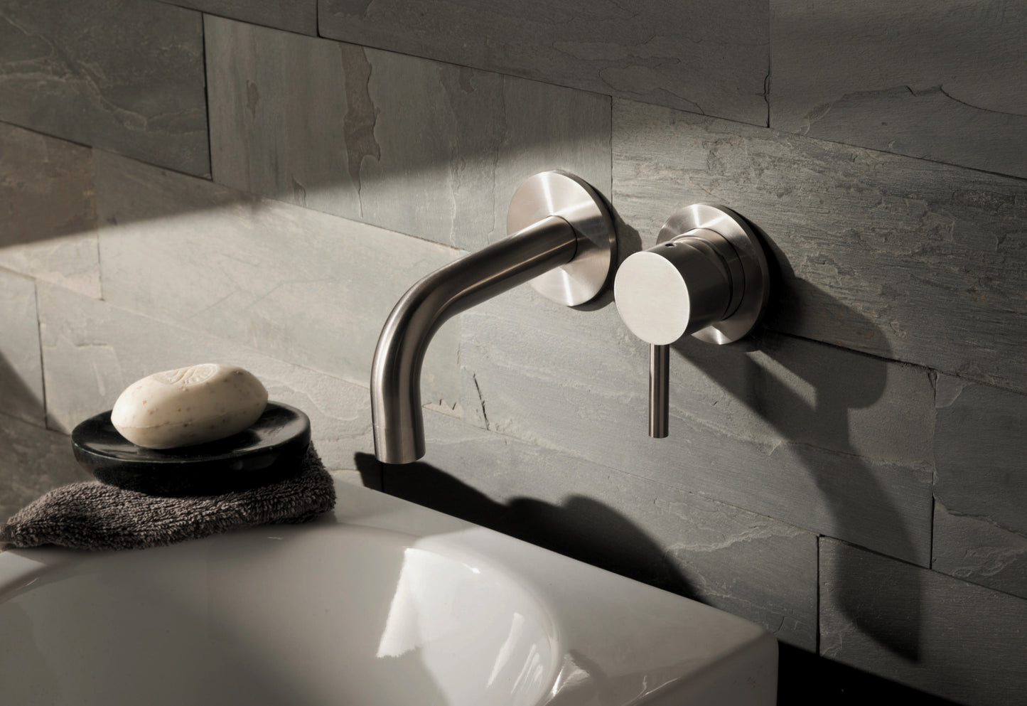 JTP Single Lever Wall Mounted Basin Mixer Tap