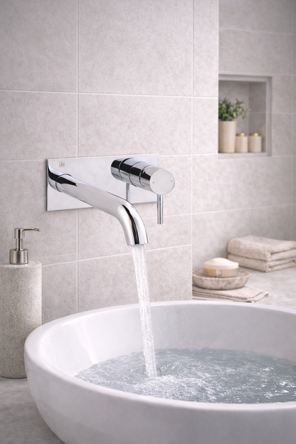 JTP Florence Single Lever Wall Mounted Basin Mixer Tap