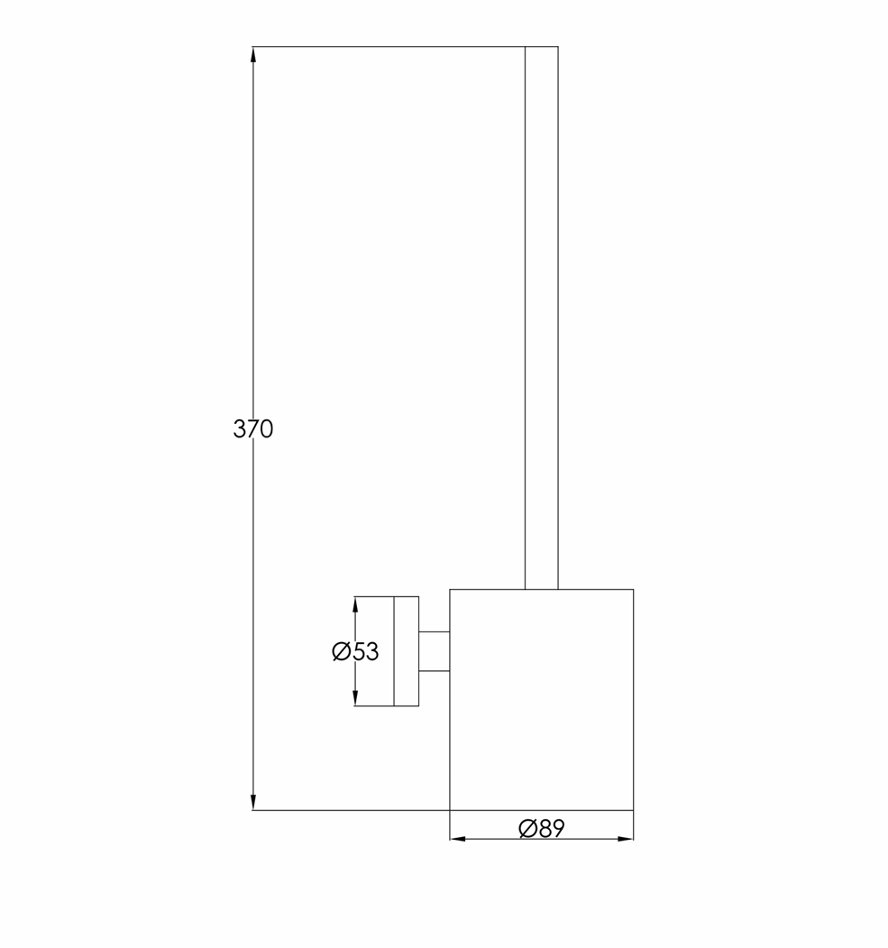 JTP Florence Toilet Brush Holder