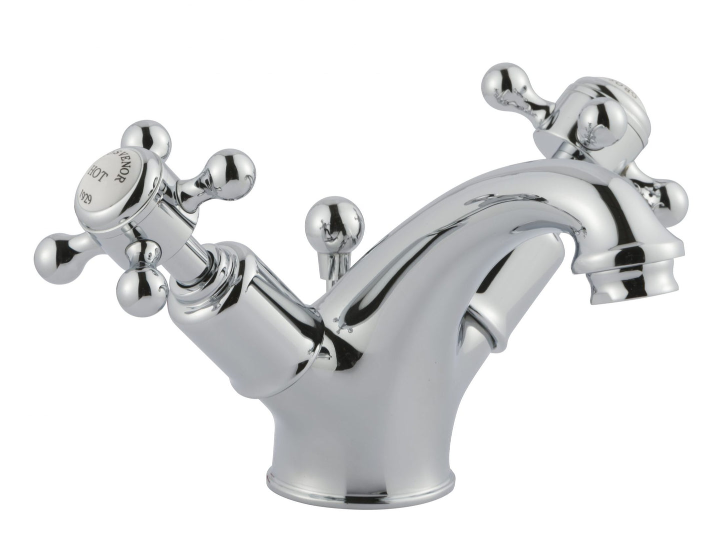 JTP Grosvenor Cross Grosvenor Cross Basin Mixer Tap with Pop Up Waste