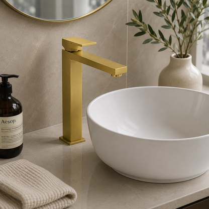 Vitra Minimax Square Tall Basin Mixer Tap