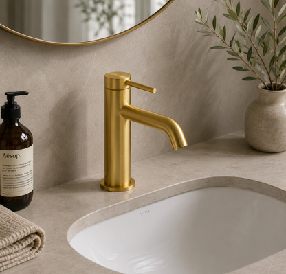 Vitra Minimax Round Standard Basin Mixer Tap