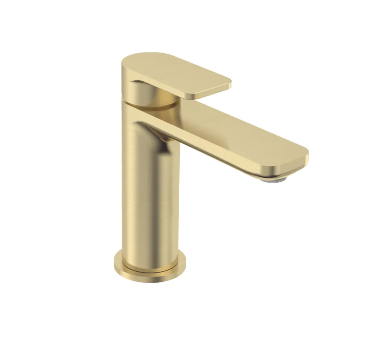 Tavistock Savour Basin Mixer With Click Waste - Brushed Brass