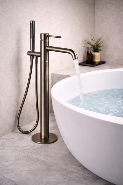 JTP Floor Standing Bath Shower Mixer Tap with Kit, HP 1