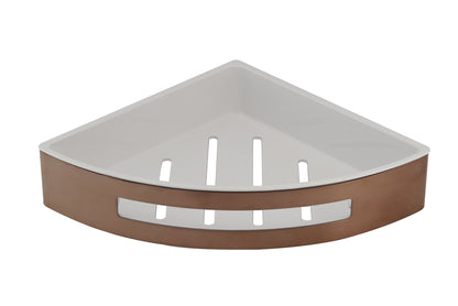 JTP Corner Shower Basket with Shelf