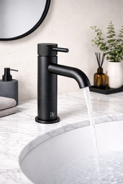 JTP VOS Single Lever Basin Mixer Tap - Designer Handle