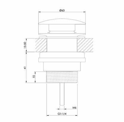 JTP VOS Basin Waste, Universal, Slotted and Unslotted